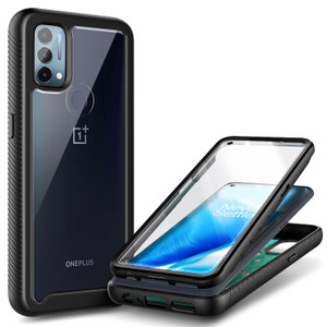NZND for OnePlus Nord N200 5G Case with Built-in Screen Protector, [16FT Military Grade Drop Tested] Full-Body Protective Shockproof Rugged Bumper Ca