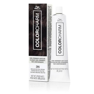 COLORCHARM Demi Permanent Hair Color 3N Medium Neutral Brown Gloss, Refresh and Tone 2 Fl Oz