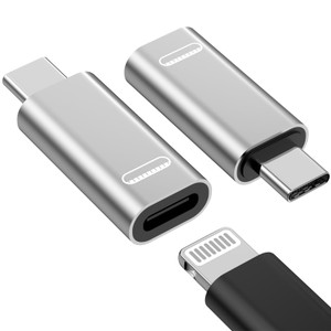 iPhone 15 Charging Adapter,MFi Certified USB C Male to Lightning Female Connector Type-C to 8 Pin PD Fast Charging Converter Data Sync for iPhone 15