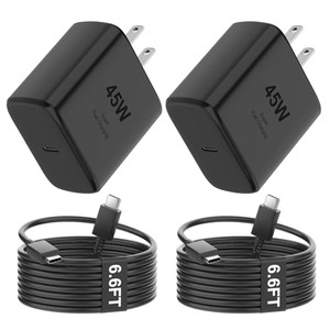 Samsung 45W Super Fast Charger USB C Android Phone Charger Fast Charging for Samsung Galaxy S25/S25 Ultra/S25+/S24 Ultra/S24/S24+/S23 Ultra/S23/S22/S