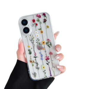 ZTOFERA Floral Case for iPhone 16 Plus 6.7",Cute Flower Pattern Case for Girls Women,Flexible Silicone Protective Slim Shockproof Bumper Phone Cover