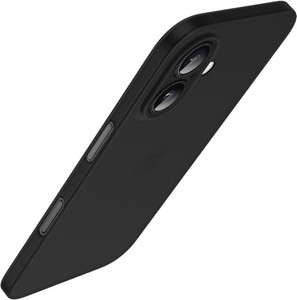 0.2mm Ultra Thin Case for iPhone 16 Series Matte Clear Transparent Hard Cover Wireless Charging Compatible (Pink, iPhone 16 Plus)