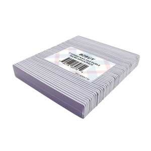 Bzbuy Jumbo Nail File 50 PCS Professional Double Sided 80/80 Grit Nail Files Emery Board Purple Manicure Pedicure Tool and Nail Buffering Files