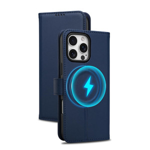 TOCQELOY Wallet Case for iPhone 16 Pro Max with Card Holder, RFID Blocking, MagSafe, Kickstand, PU Leather Flip Folio Phone Case Cover Shockproof TPU