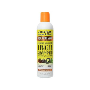 Jamaican Mango & Lime Love Your Locs Tingle Shampoo  Gentle yet Deep Cleansing & Scalp Tingling Shampoo for Textured Hair Hydrates & Removes Buildup