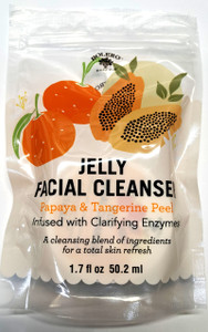 Bolero Jelly Facial Cleanser - Papaya & Tangerine Peel 1.7fl oz, 50.2ml
