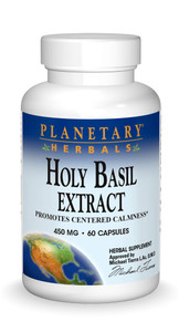 Planetary Herbals Holy Basil Capsules, 60 Count