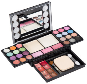 Eyeshadow Palette LT Makeup Palette 37 Bright Colors Matter and Shimmer Lip Gloss Blush Brushes Cosmetic Makeup Eyeshadow Highly Pigmented Palette fo