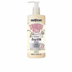 Soap & Glory Smoothie Star Body Lotion for Women - Deep Moisture Body Moisturizer with Shea & Cocoa Butter, and Coconut Oil - Almond & Vanilla Scente