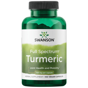 Swanson Full Spectrum Turmeric - Herbal Supplement Supporting Joint Health & Mobility - Natural Formula Supporting Digestive Health - (100 Capsules,