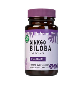 Bluebonnet Ginkgo Biloba Leaf Extract Supplement, 30 Count