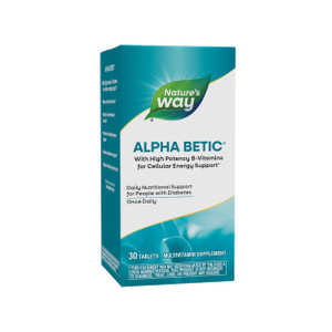 Nature's Way alpha betic, Diabetic Multivitamin for Daily Nutritional Support, with B-Vitamins for Energy Metabolism Support*, Alpha Lipoic Acid, Tau