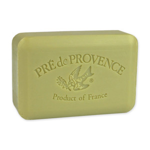 Pre de Provence Artisanal Soap Bar, Enriched with Organic Shea Butter, Natural French Skincare, Quad Milled for Rich Smooth Lather, 8.8 Ounce, Green