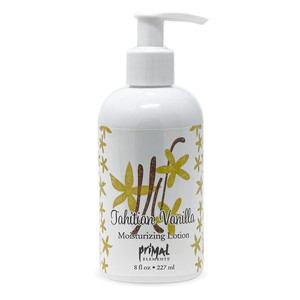 Primal Elements Body Lotion, Moisturizing Shea Butter Cream for Hands & Body, 8 oz - Tahitian Vanilla