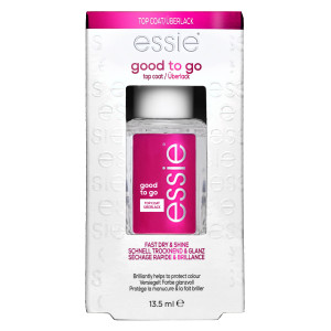 essie Good to Go Top Coat, Fast Dry + Shine Nail Polish, 0.46 Ounces (Packaging May Vary)
