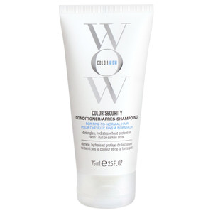 COLOR WOW Color Security Conditioner Fine-to-Normal, 2.5 fl oz  Weightless hydration for fine, thin, fragile hair, Detangles, nourishes + adds shine