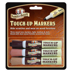 Parker & Bailey Furniture Touch-Up Markers (Set of 3), Brown (220002)