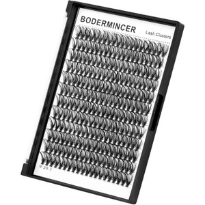 Bodermincer 7D/10D/20D/30D/40D/50D/60D/80D/100D Lash Cluster 240pcs D Curl Individual Cluster Eyelashes Fluffy false Eyelashes Extension Lash Cluster