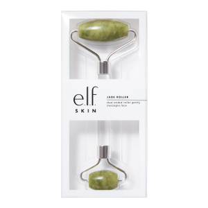 e.l.f. SKIN Jade Roller, Facial Roller to Massage & Destress Skin, Gently Massages, Soothes & Boosts Skins Vitality, Vegan & Cruelty-Free