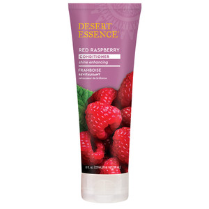 Desert Essence Red Raspberry Conditioner - 8 Fl Ounce - Shine Enhancing - Vitamin A & C - Smooth & Silky - Strengthing - Shea Butter - Calcium & Magn