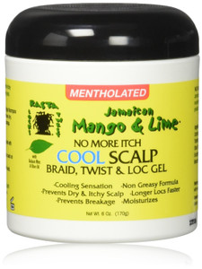 Jamaican Mango & Lime No More Itch Cool Scalp Braid Twist & Lock Gel, 6 Oz