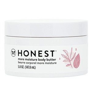 The Honest Company More Moisture Body Butter, Moisturizing Cream for Dry Skin, Vegan and Hypoallergenic Shea Nourishing Oils, 5 oz