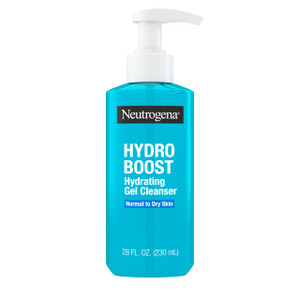 Neutrogena Hydro Boost Hydrating Face Wash & Makeup Remover, Gentle Facial Cleanser Gel with Hyaluronic Acid, Locks Moisture for Soft Supple Skin, Hy