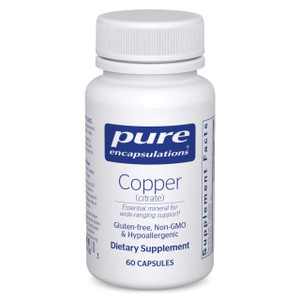 Pure Encapsulations Copper (Citrate) | Highly Bioavailable Form of Copper | 60 Capsules
