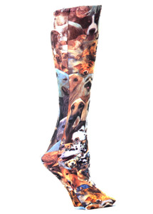 Celeste Stein Therapeutic Compression Socks, Doggie, 15-20 mmhg, 1-Pair
