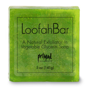 JUICY KIWI Handmade Glycerin LoofahBar Soap