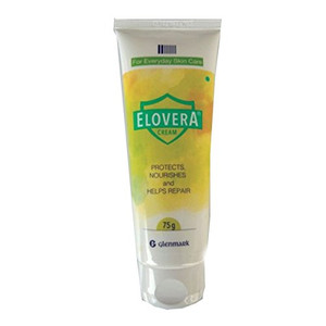 Glenmark Elovera Cream - Protects, Nourishes & Repairs Dry Skin - 75g Container