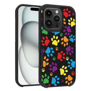 BWOOLL Designed for iPhone 16 Pro Case, Hybrid Hard PC & Soft Silicone Dual Layer Shockproof Protection Phone Case for iPhone 16 Pro (2024) 6.3 inch,