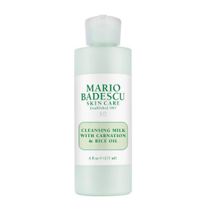 Mario Badescu Cleansing Milk with Carnation, Rice Oil & Vitamin E - No Rinse Liquid Makeup Remover Cleanser with Milky Formula For Skin Care and Gent