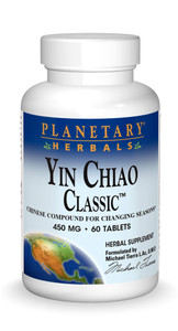 Planetary Herbals Yin Chiao Classic Tablets, 450 mg, 60 Count