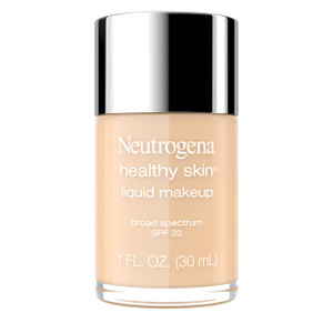 Neutrogena Healthy Skin Liquid Makeup Foundation,Broad Spectrum SPF 20 Sunscreen,Lightweight & Flawless Coverage Foundation with Antioxidant Vitamin