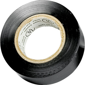 Performance Tool W3309 Black 3/4 in. x 30 ft. Electrical Tape - Flexible, UL Listed, and Suitable for Various Applications - Large Fishbowl