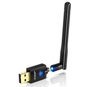 EDUP AC600M USB WiFi Adapter for PC, Wireless USB Network Adapters Dual Band 2.4G/5.8Ghz Wi-Fi Dongle Antenna for Laptop Desktop Compatible with OS W