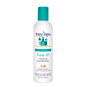 Fairy Tales Curly Q Hydrating Kids Conditioner  Paraben, Sulfate, Gluten, and Nut Free  For all Types of Curls Including Multi Cultural Hair  8oz.