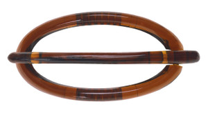 L. Erickson Cutout Over & Under Slide Barrette - Tortoise