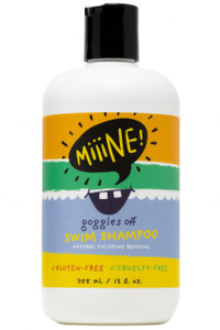 MiiiNE! Goggles Off Swim Shampoo for Kids 12oz - Tear Free Chlorine Shampoo for Pool, Hard Water or Beach - Cruelty Free, Made in USA