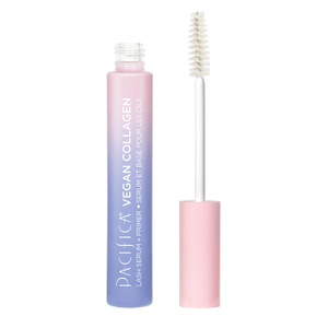 Pacifica Vegan Collagen Eye Lash Serum & Clear Mascara Primer  Conditioning Vitamin B & E Formula for Longer, Fuller Lashes, Eyelash Makeup Cruelty-