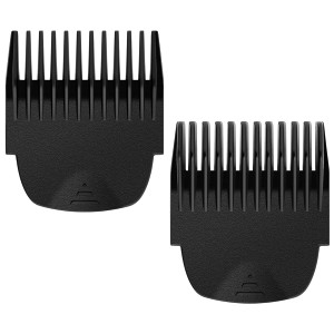 2 Pack Clipper Guards Combs Fit for Manscaped The Lawn Mower 4.0 Groin Hair Trimmer, 4-Length (1/8-1/2) Adjustable Cutting Guides for Manscaped 4.0