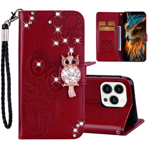CCSmall Wallet Case for Apple iPhone 16 Pro Max for Women, Glitter Bling Diamond PU Leather Flip Folio Cover with Card Slot & Wrist Strap Phone Case