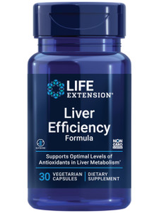 Life Extension Liver Efficiency Formula, Supports Healthy Liver Function at The Cellular Level and Optimal Levels of antioxidants in Liver Metabolism