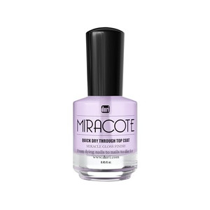 duri Miracote Quick-Dry Top Coat - High Gloss Finish, Chip Resistant, Long Wear - Nail Polish Protector for Strength and Growth | Pack of 1