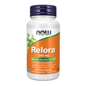 NOW Foods Supplements, Relora 300 mg (a Blend of Plant Extracts from Magnolia officinalis and Phellodendron amurense), 60 Veg Capsules
