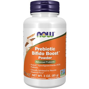 NOW Foods Supplements, Prebiotic Bifido Boost with PreticX Xylooligosaccharide (XOS) Prebiotic, Powder, 3-Ounce