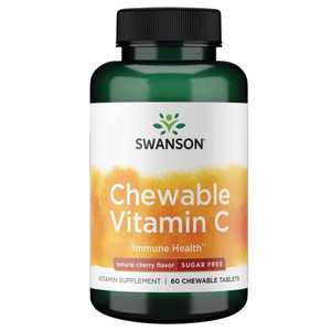 Swanson Sugar-Free Chewable Vitamin C Cherry 60 Chwbls