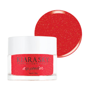 Kiara Sky Dip Powder Red Tones 1 oz, I'm Not Red-E Yet