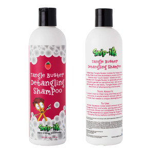Snip-its Tangle Buster Detangling Kids Shampoo 12 oz | Gentle Hair Detangler - Great for Swimmers with Curly or Straight hair - Natural Kids Shampoo